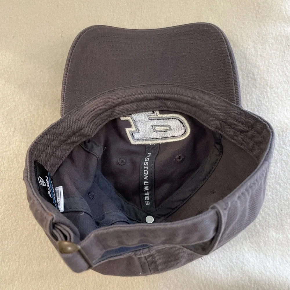Purdue University Boilermakers Top Of The World Adult One Size Gray Baseball Cap